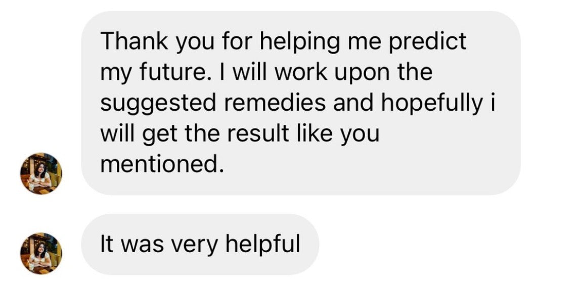 Client review 6 shared with I CAN PREDICT