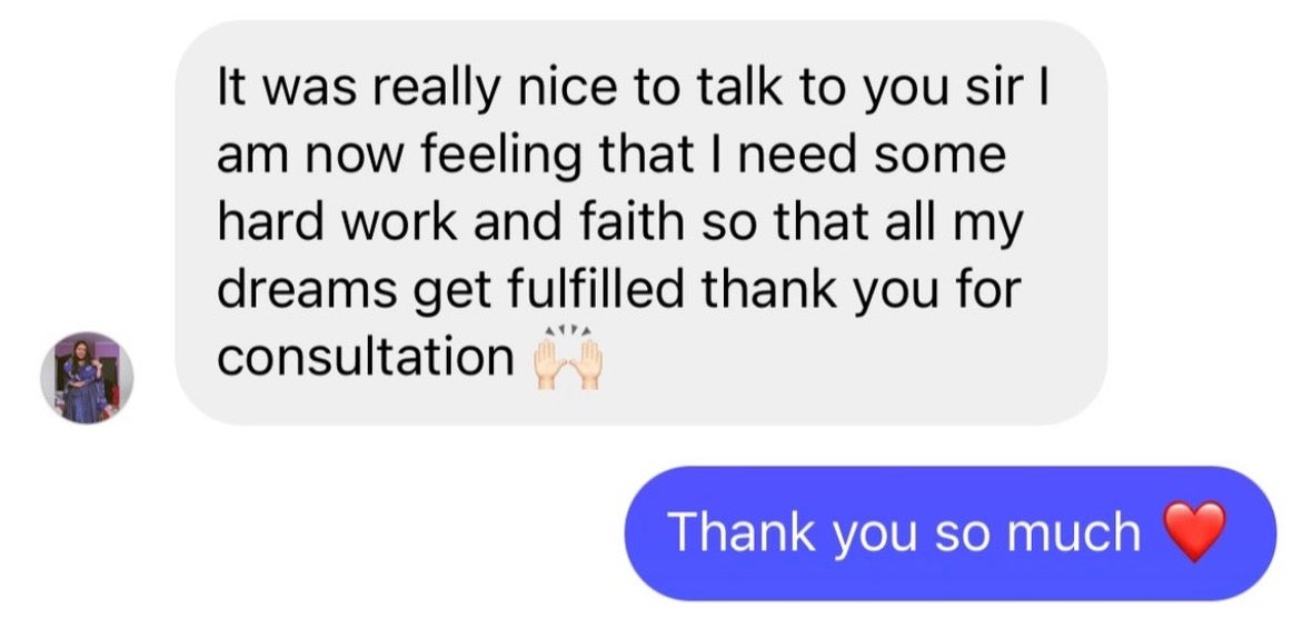 Client review 7 shared with I CAN PREDICT
