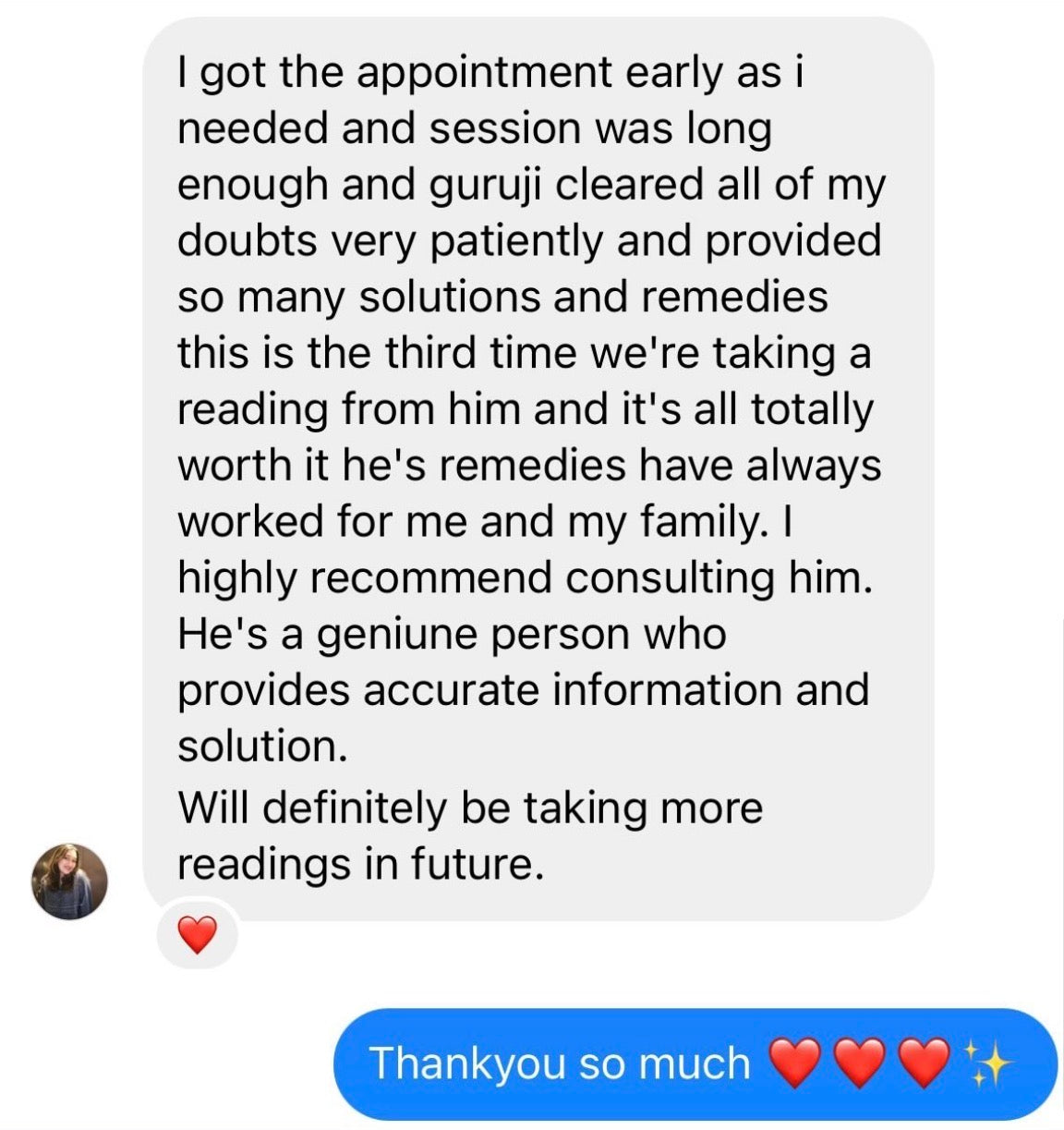 Client review 28 shared with I CAN PREDICT